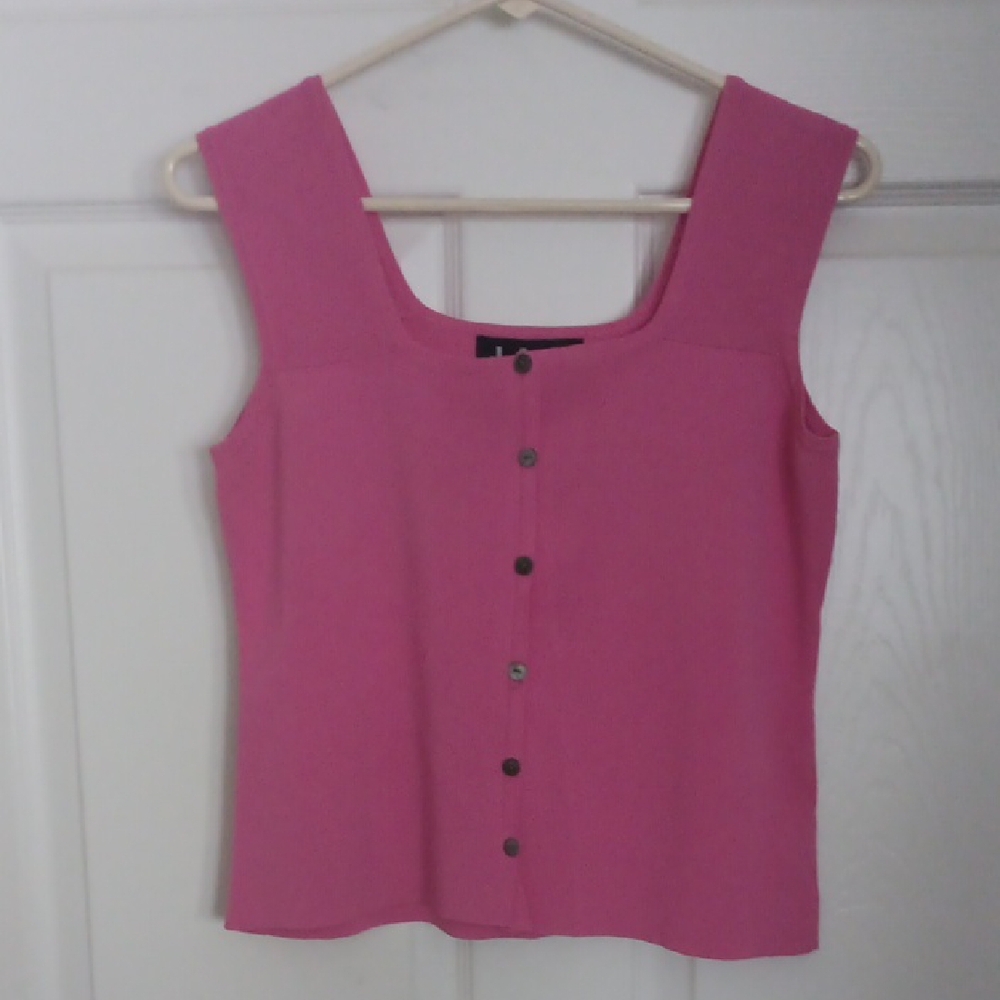 Pink Button-Down Women's Top